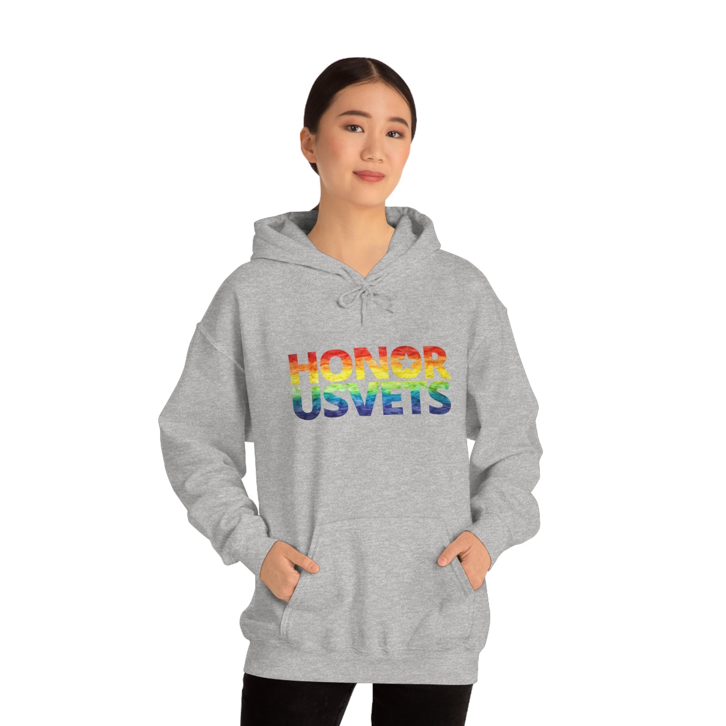 HONORUSVETS Pride Rainbow Heavy Blend™ Hoodie