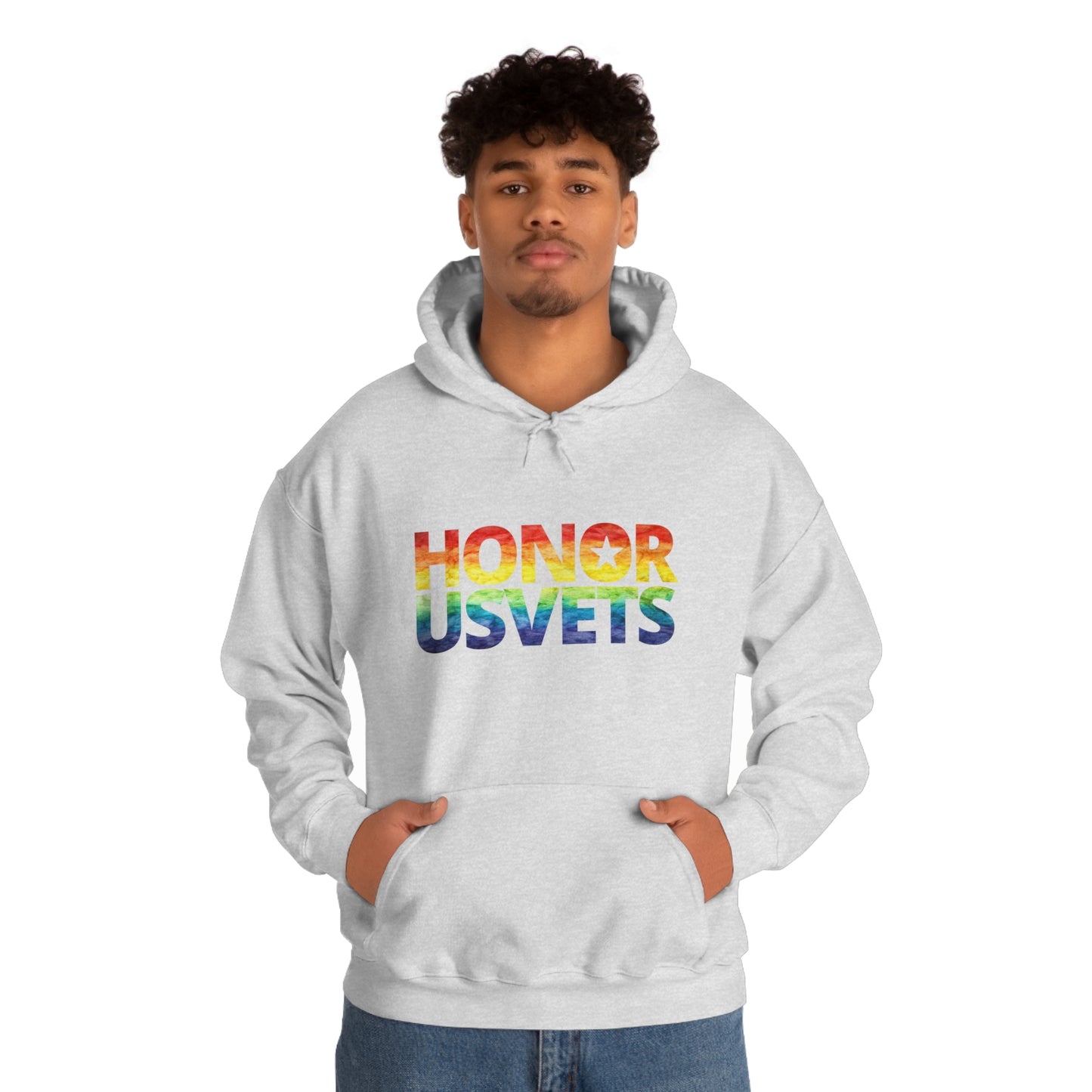 HONORUSVETS Pride Rainbow Heavy Blend™ Hoodie