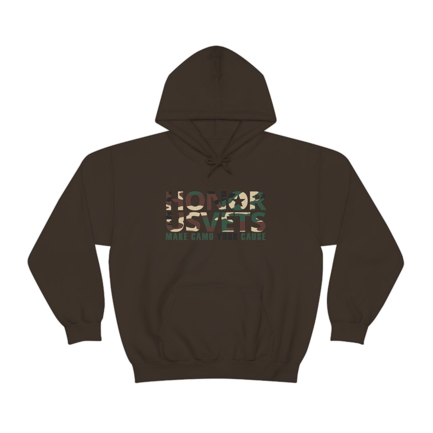 HONORUSVETS Camo Heavy Blend™ Hooded Sweatshirt