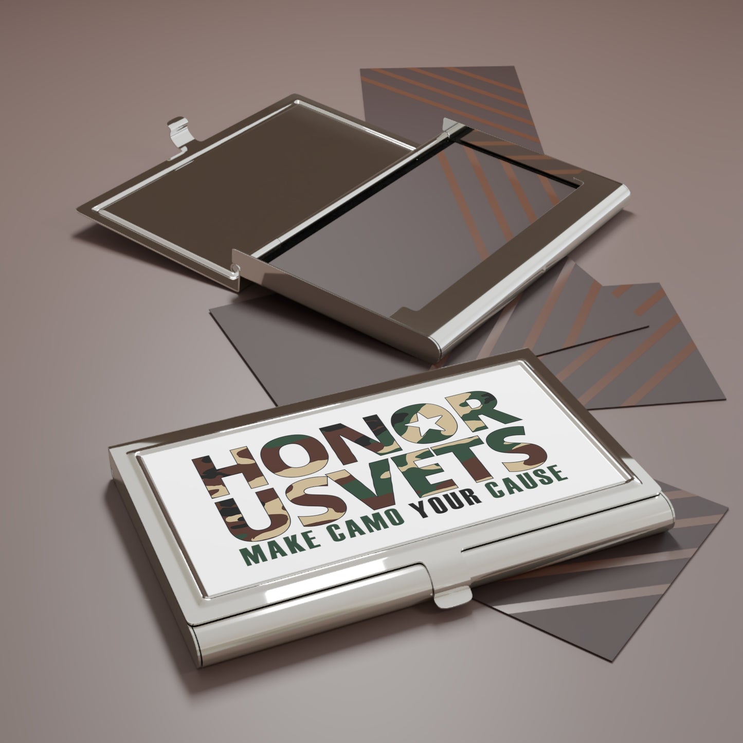 HONORUSVETS Business Card Holder