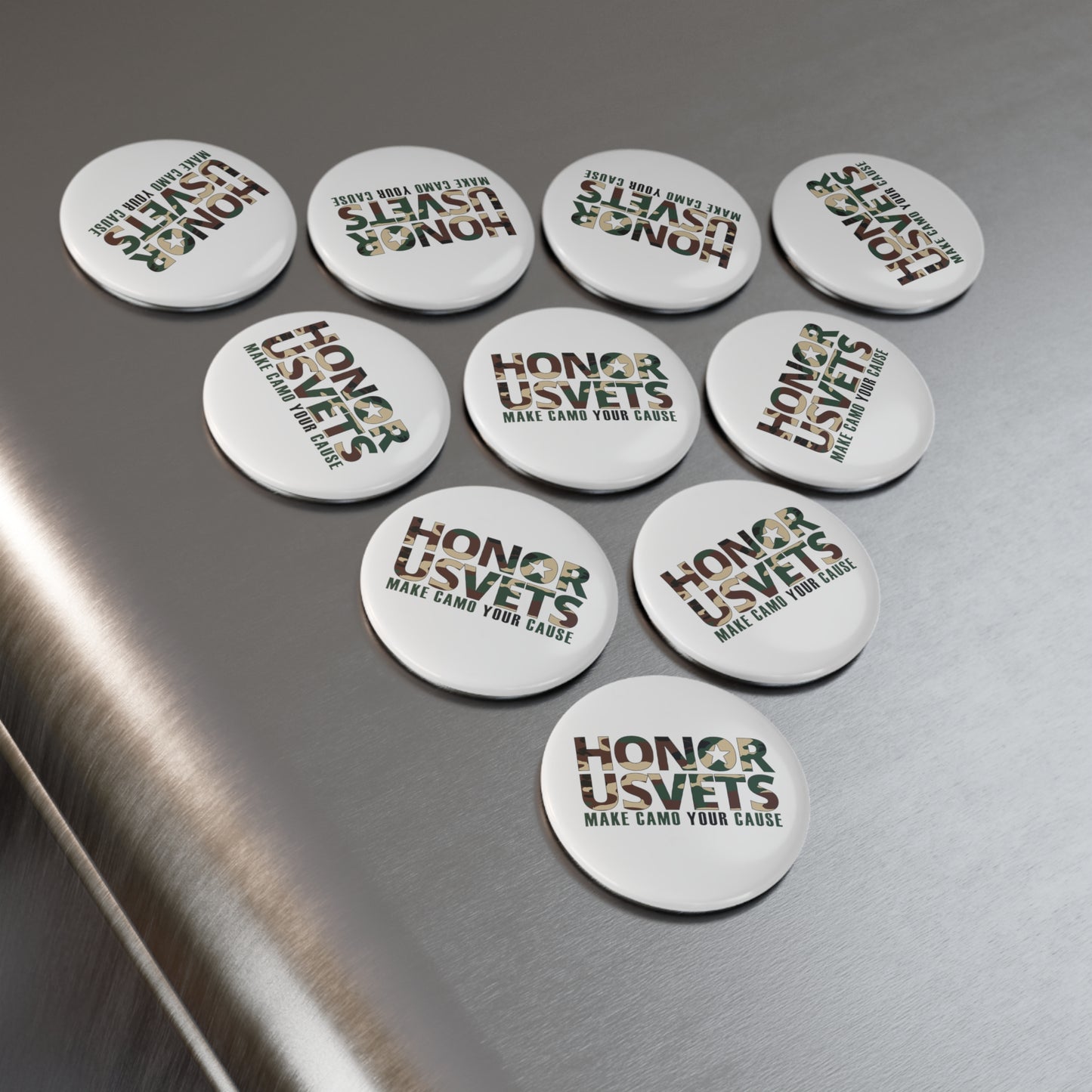 HONORUSVETS Round Magnet (Singles and Sets of 10)