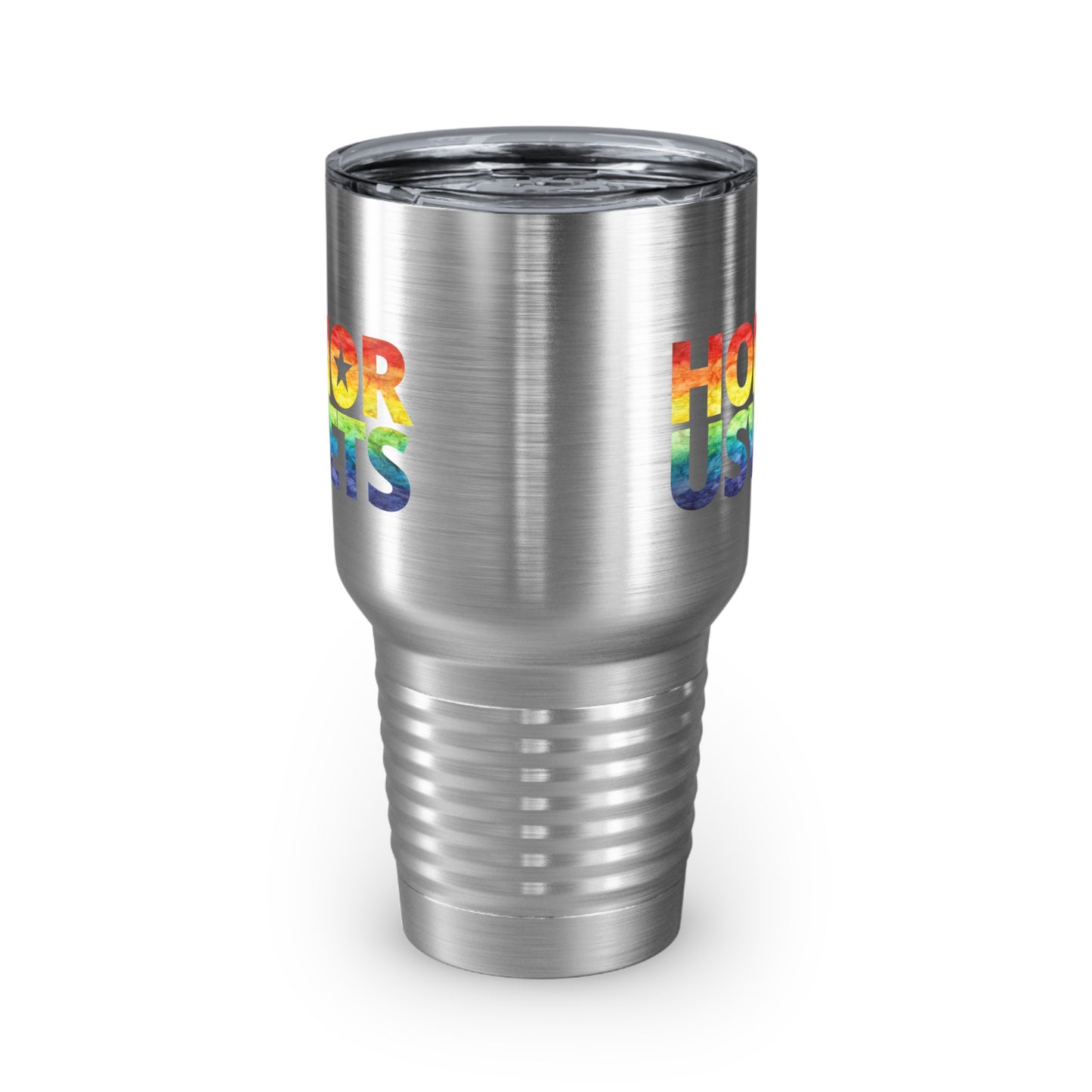 HONORUSVETS Rainbow Pride Ringneck Tumbler