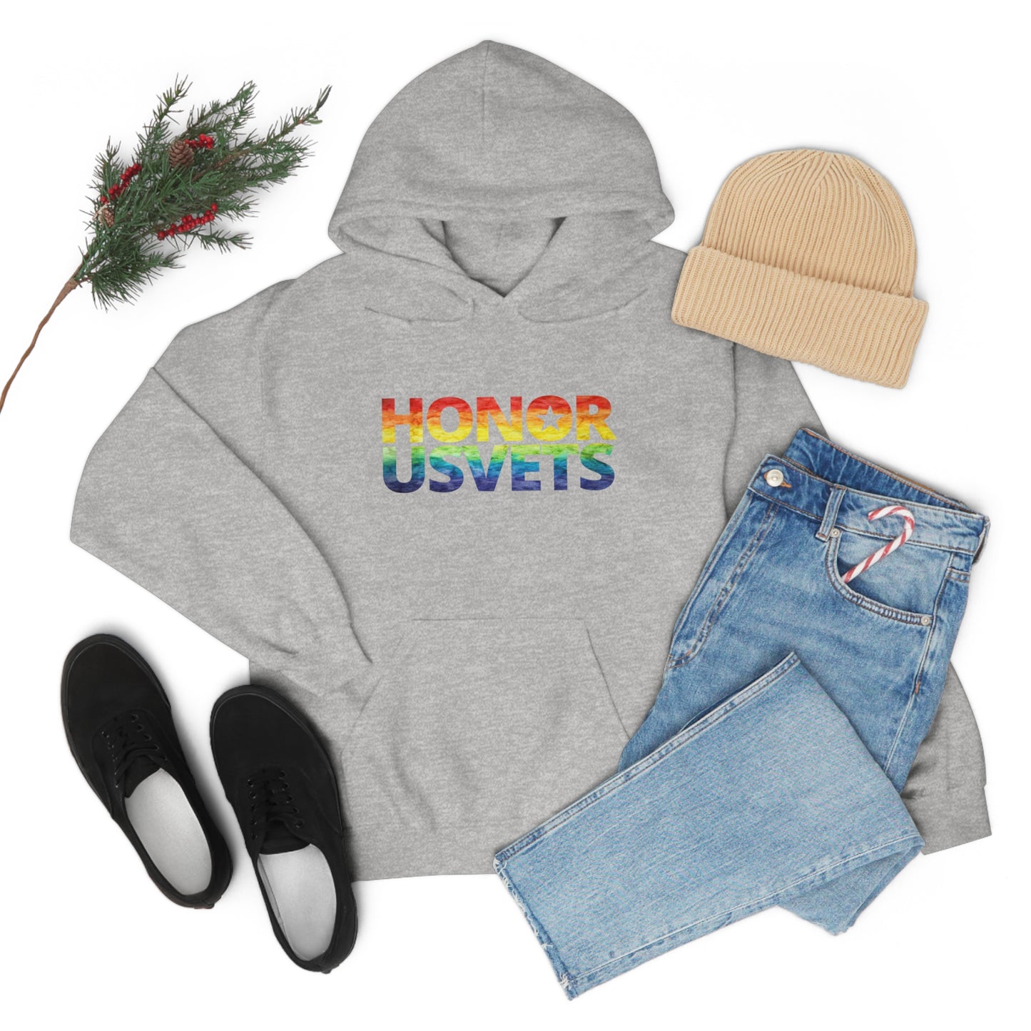 HONORUSVETS Pride Rainbow Heavy Blend™ Hoodie