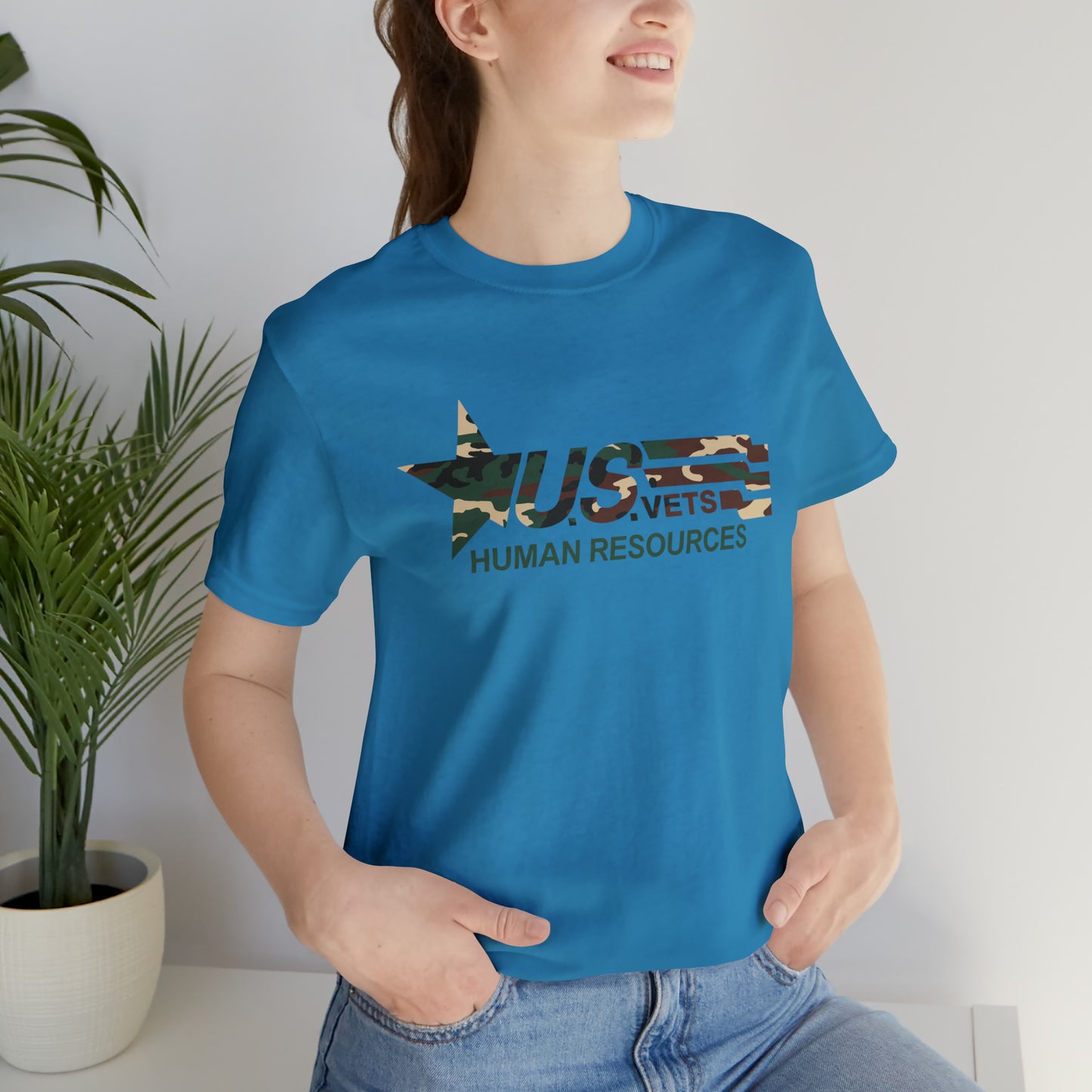 HR U.S.VETS Premium Crew Neck Adult Tee