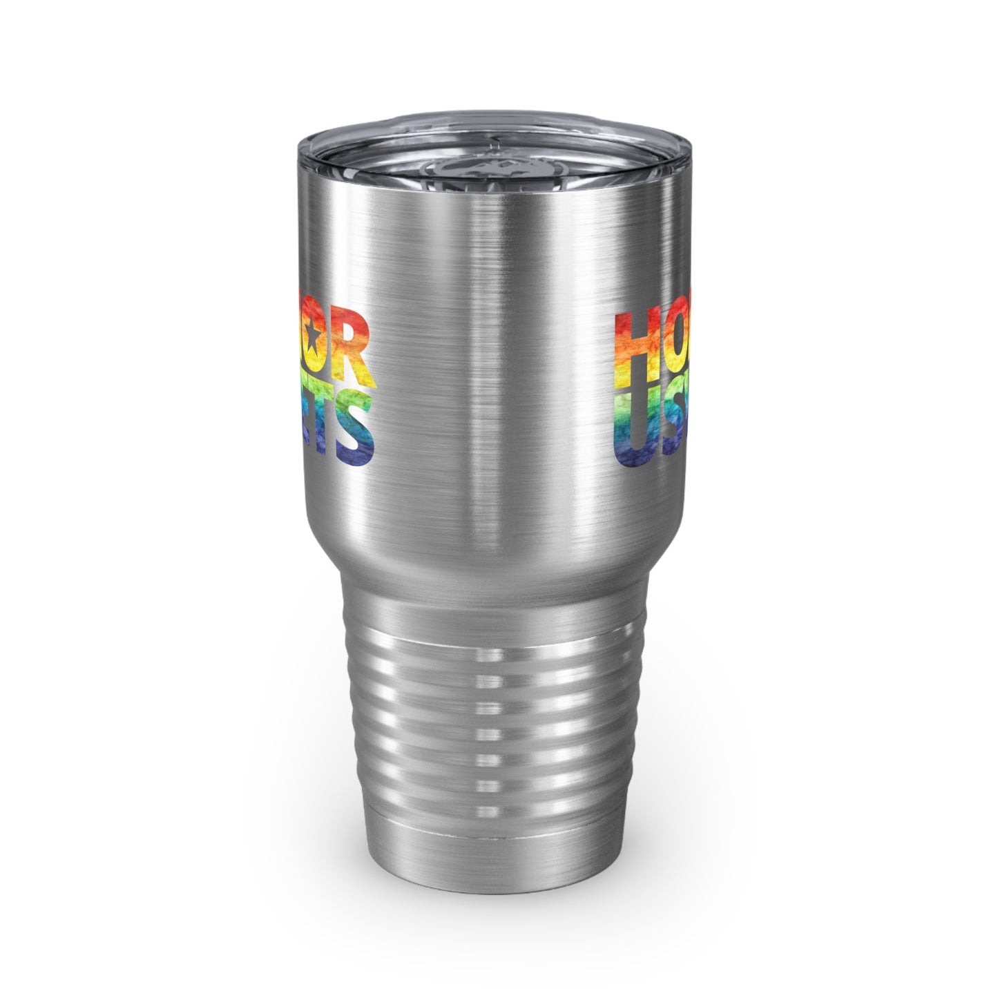 HONORUSVETS Rainbow Pride Ringneck Tumbler