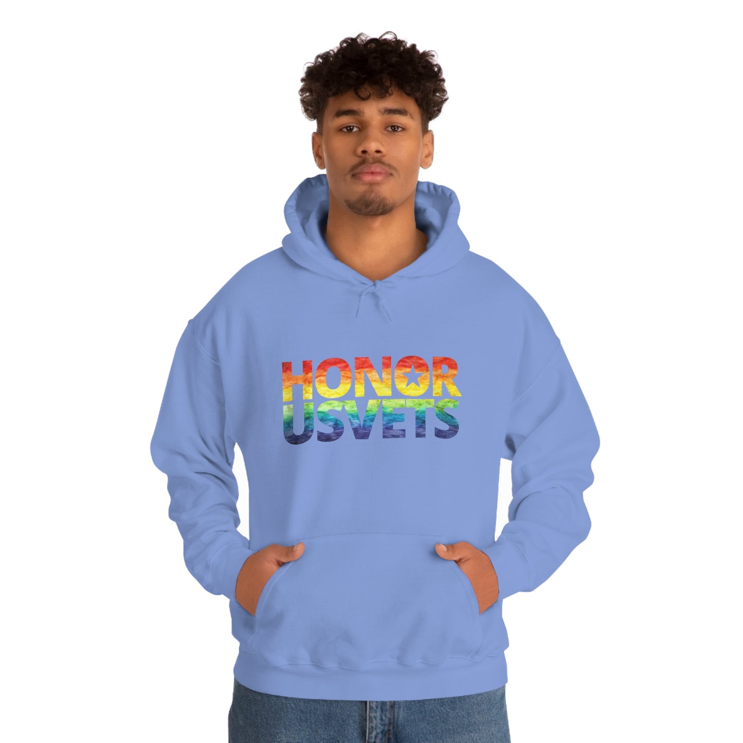 HONORUSVETS Pride Rainbow Heavy Blend™ Hoodie