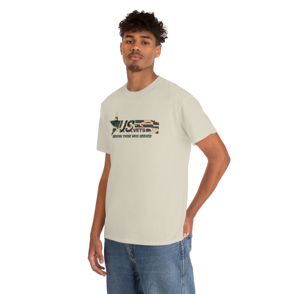 U.S.VETS Camo Heavy Cotton Tee