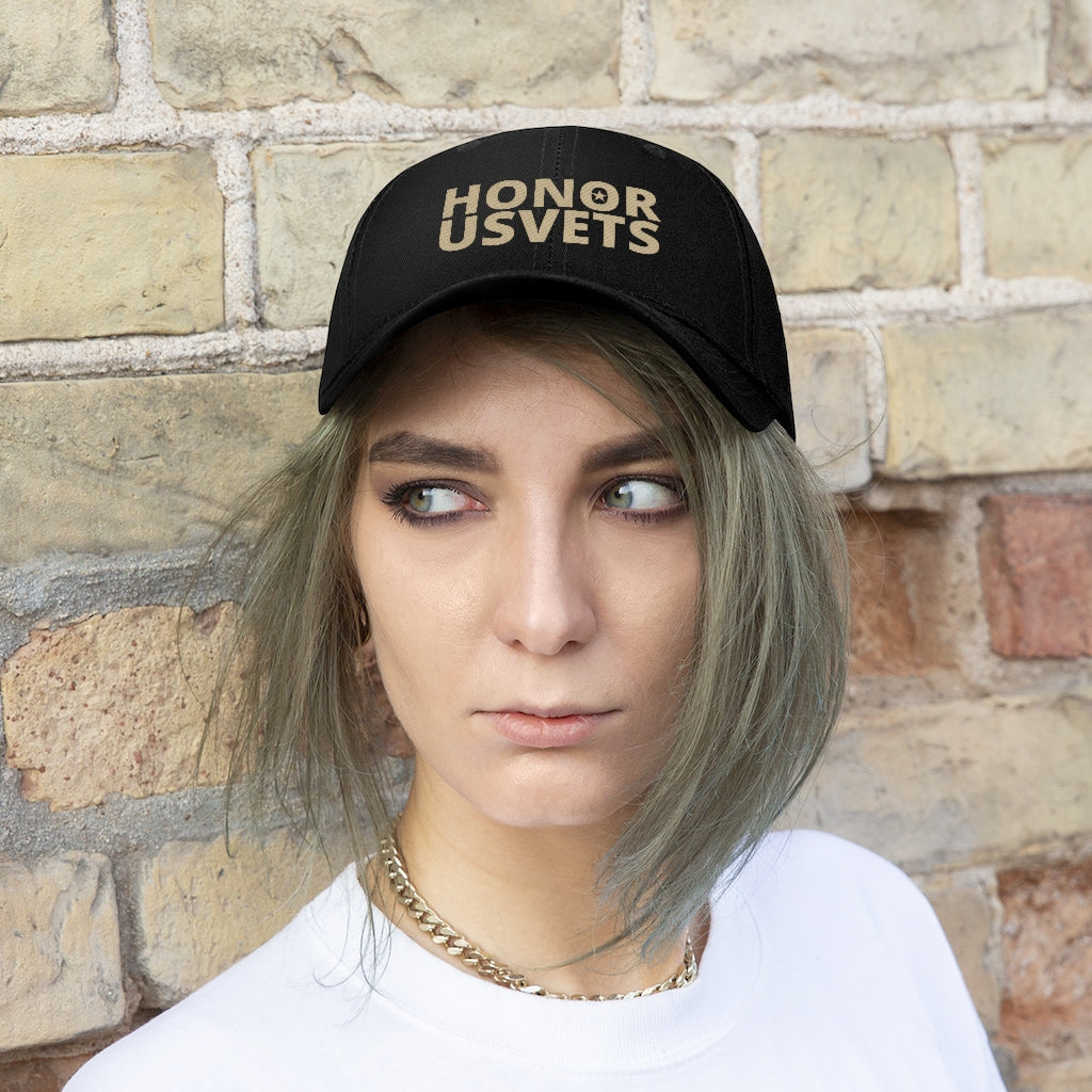 HONORUSVETS Adjustable Twill Hat