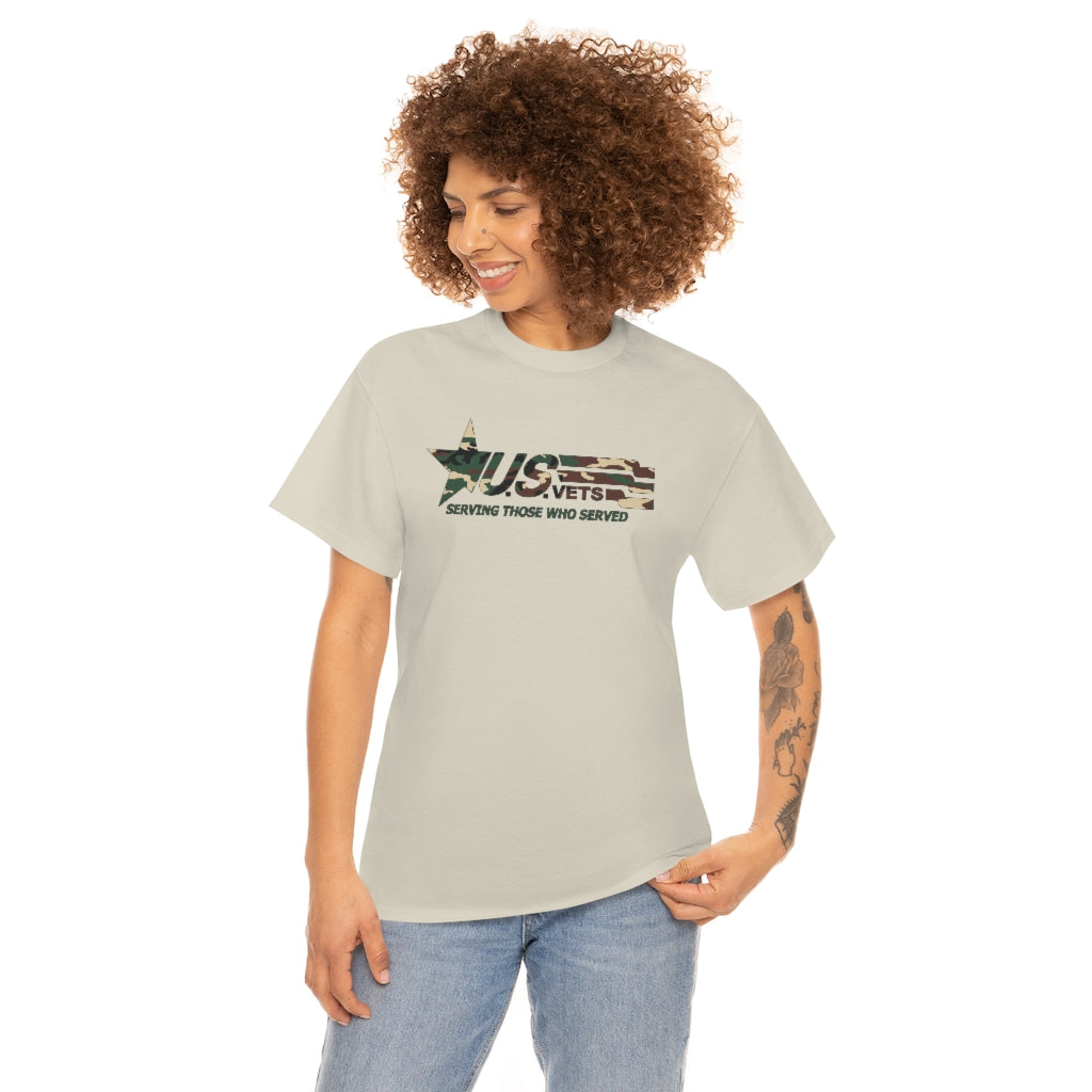 U.S.VETS Camo Heavy Cotton Tee