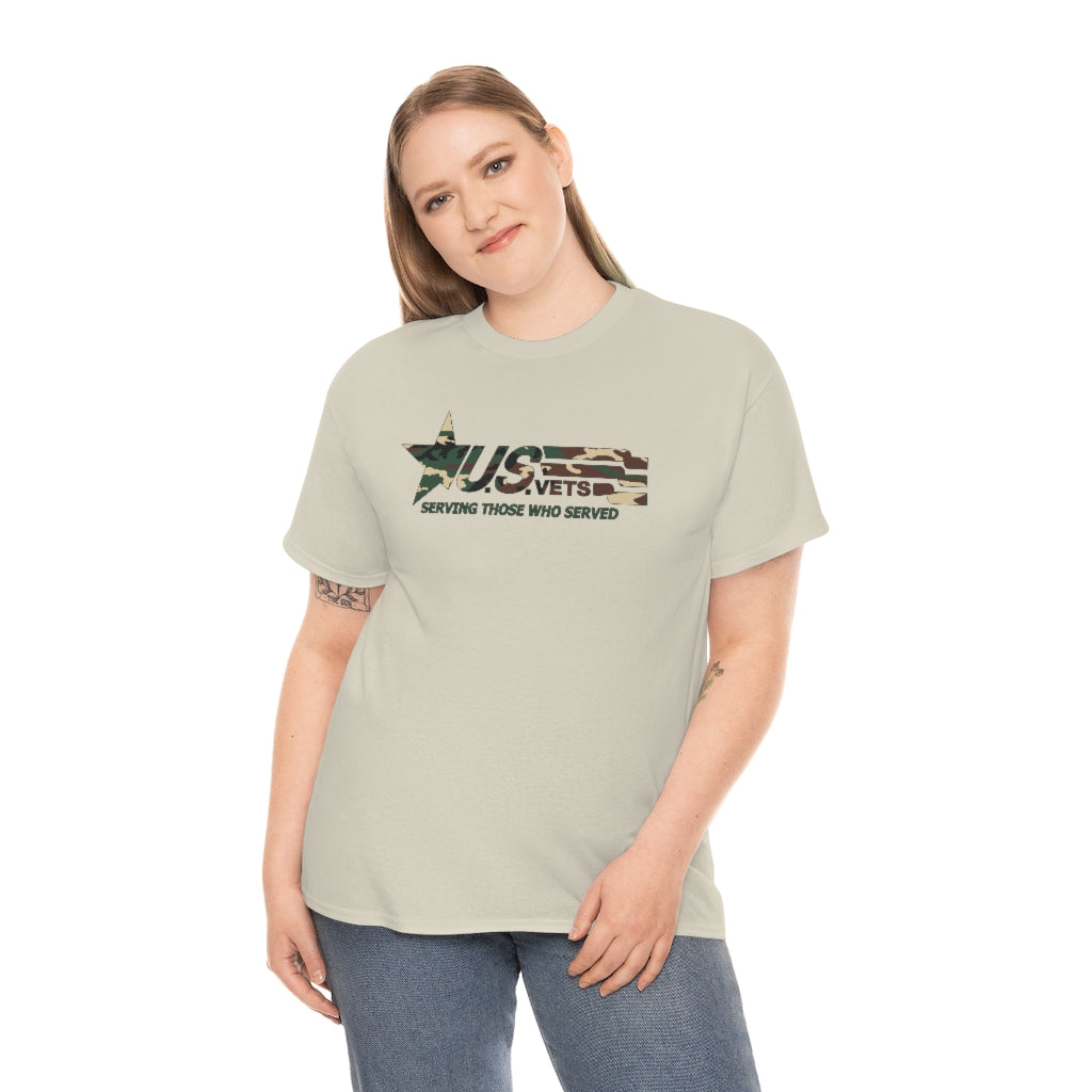 U.S.VETS Camo Heavy Cotton Tee