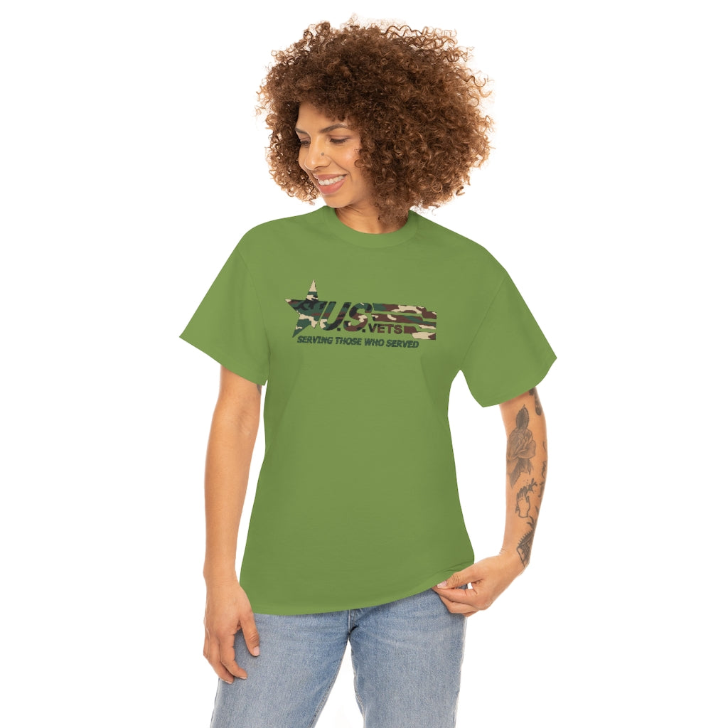 U.S.VETS Camo Heavy Cotton Tee