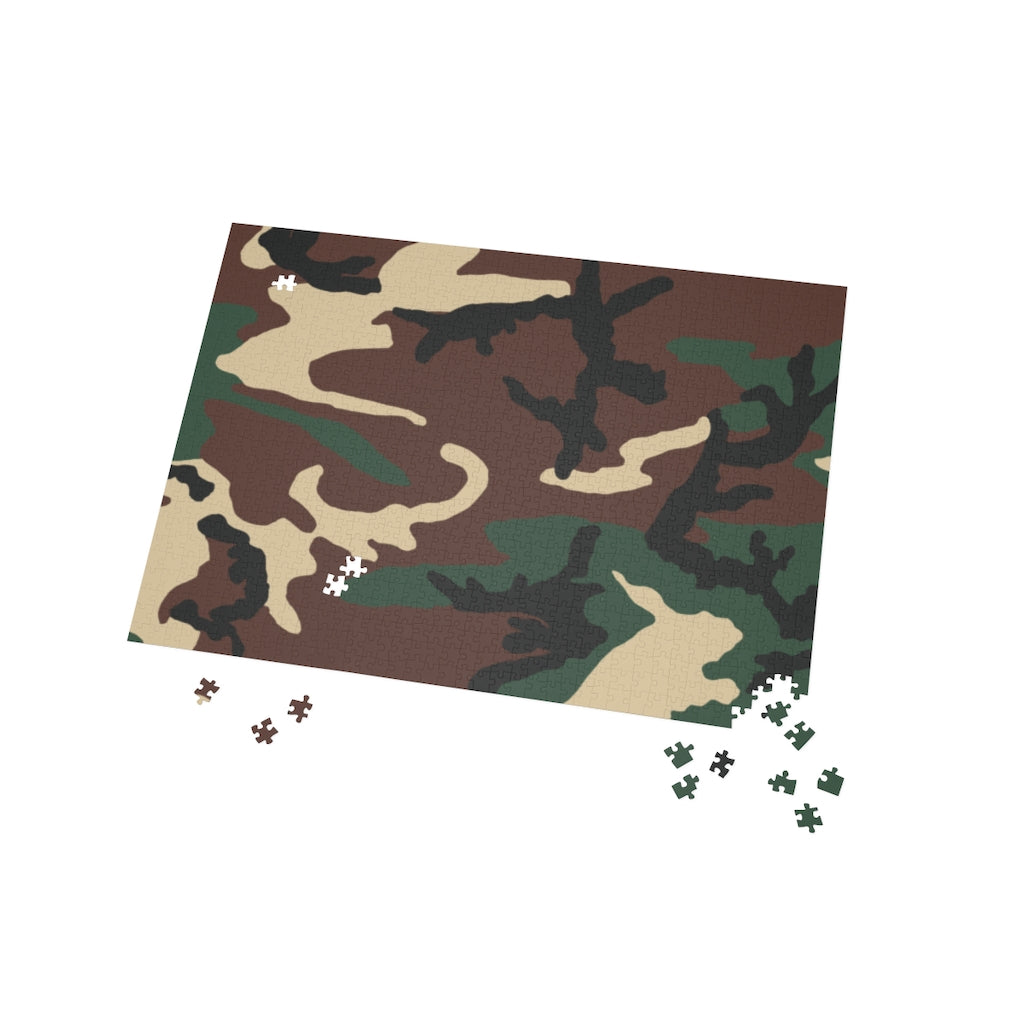 Drive 'Em Crazy Camo Jigsaw Puzzle