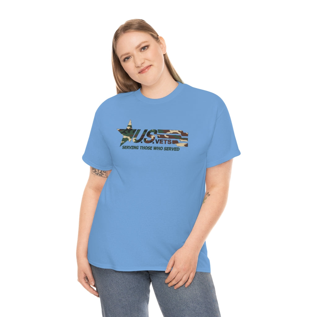 U.S.VETS Camo Heavy Cotton Tee