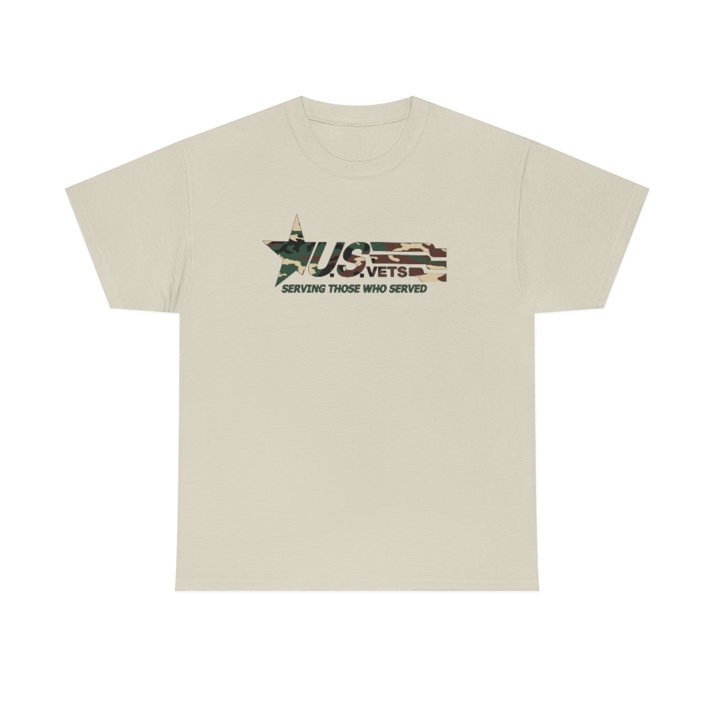 U.S.VETS Camo Heavy Cotton Tee