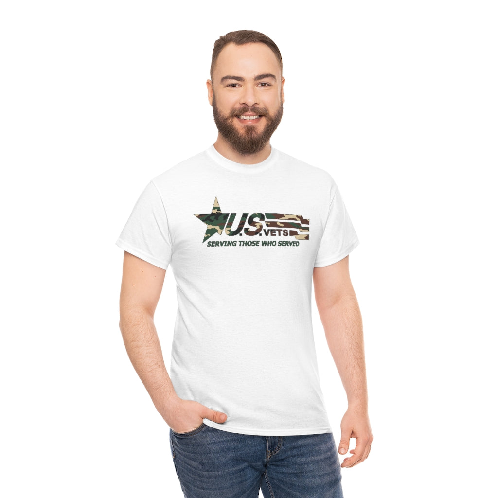 U.S.VETS Camo Heavy Cotton Tee