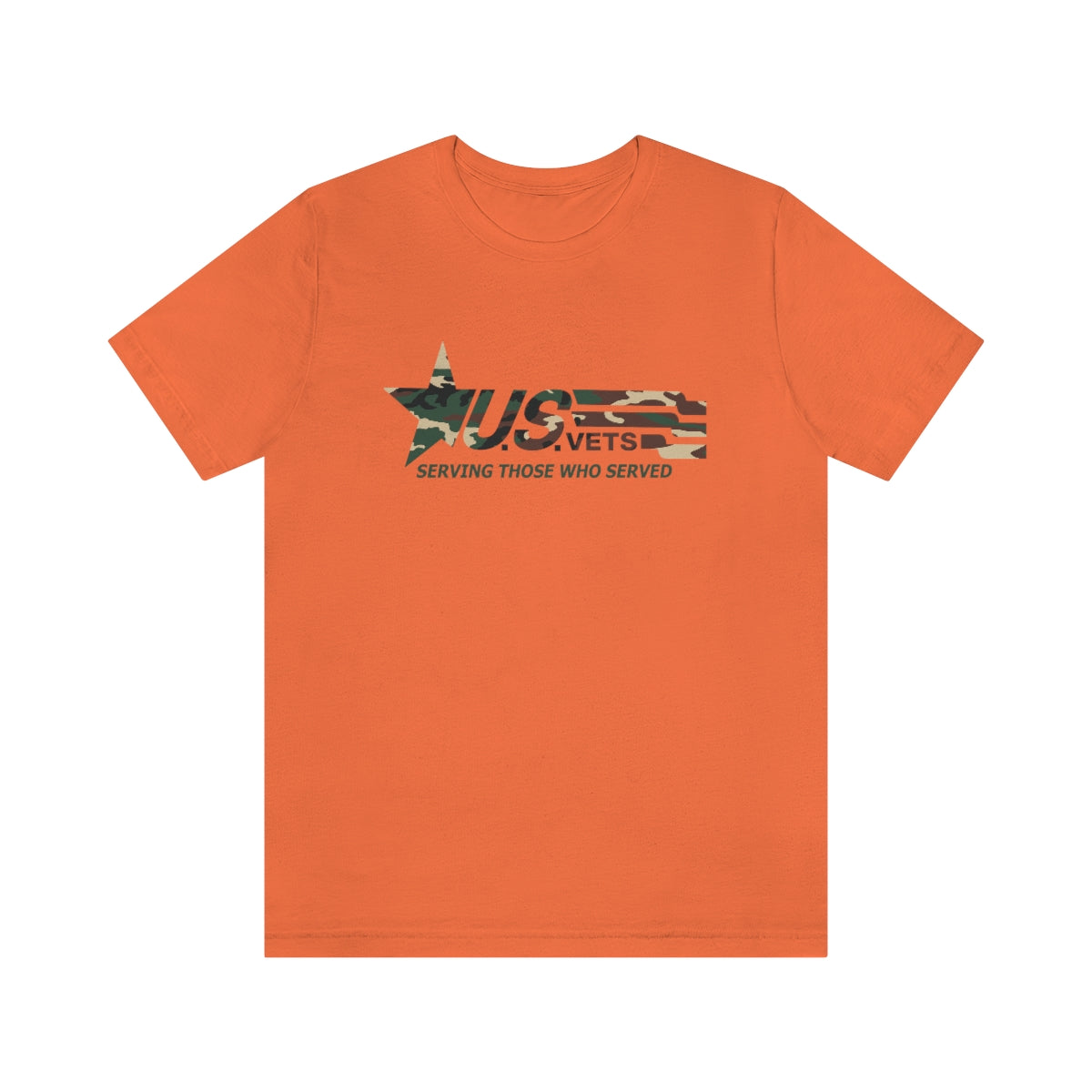 U.S.VETS Premium Camo Crew Neck Adult Tee