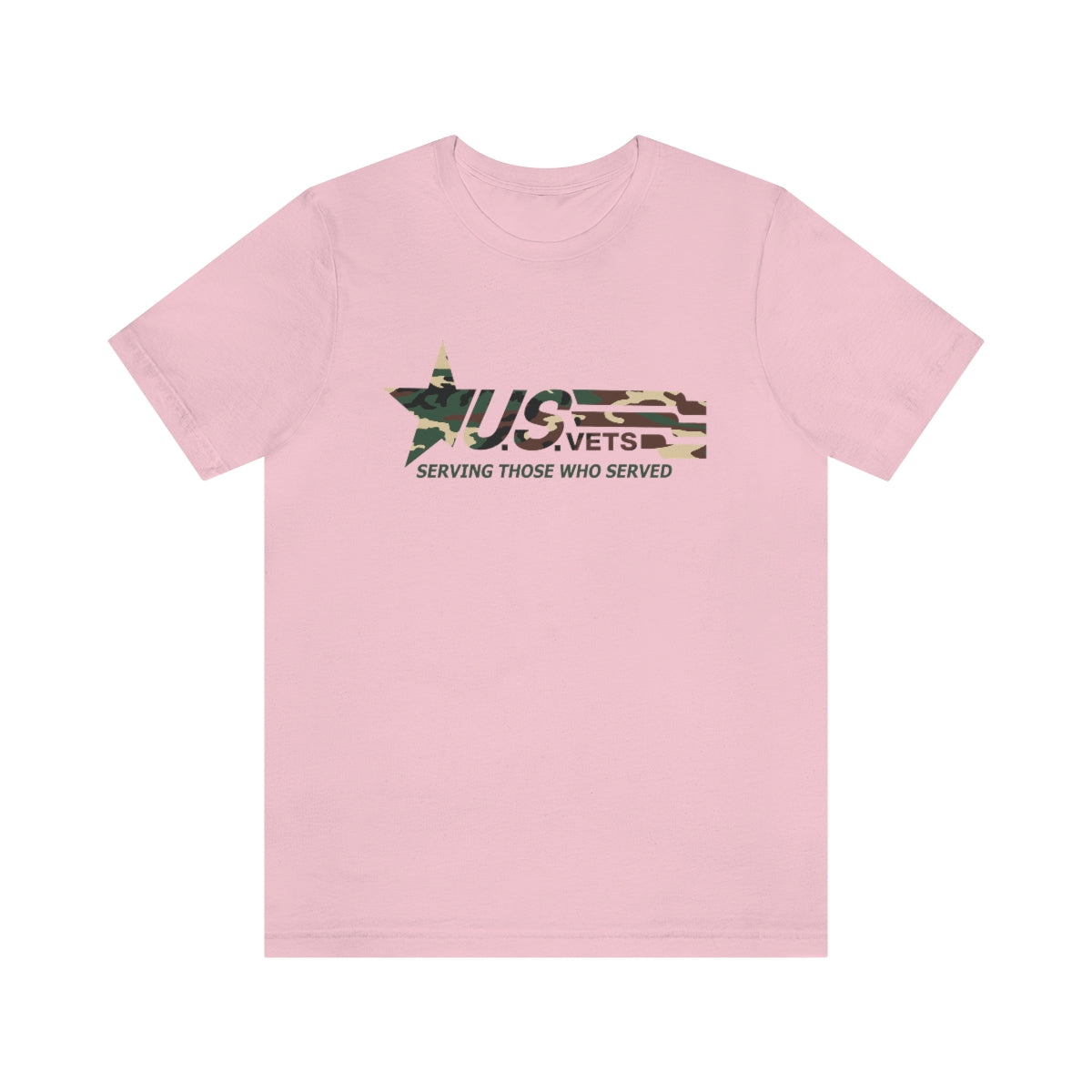 U.S.VETS Premium Camo Crew Neck Adult Tee