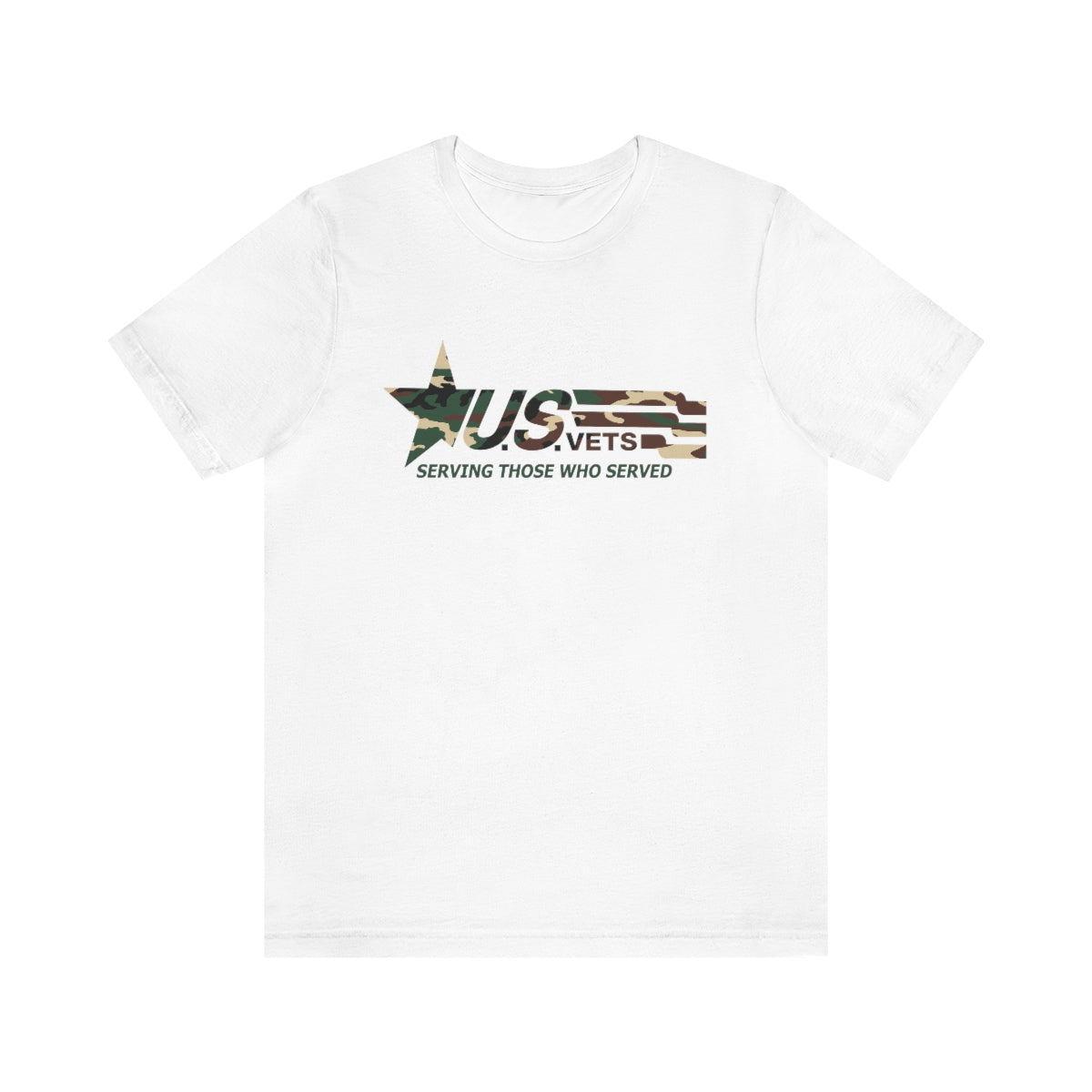 U.S.VETS Premium Camo Crew Neck Adult Tee