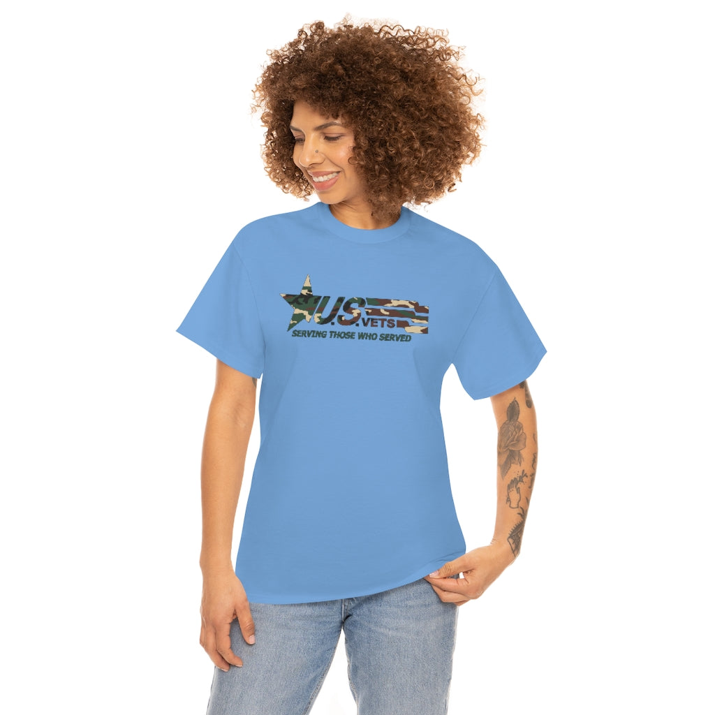 U.S.VETS Camo Heavy Cotton Tee