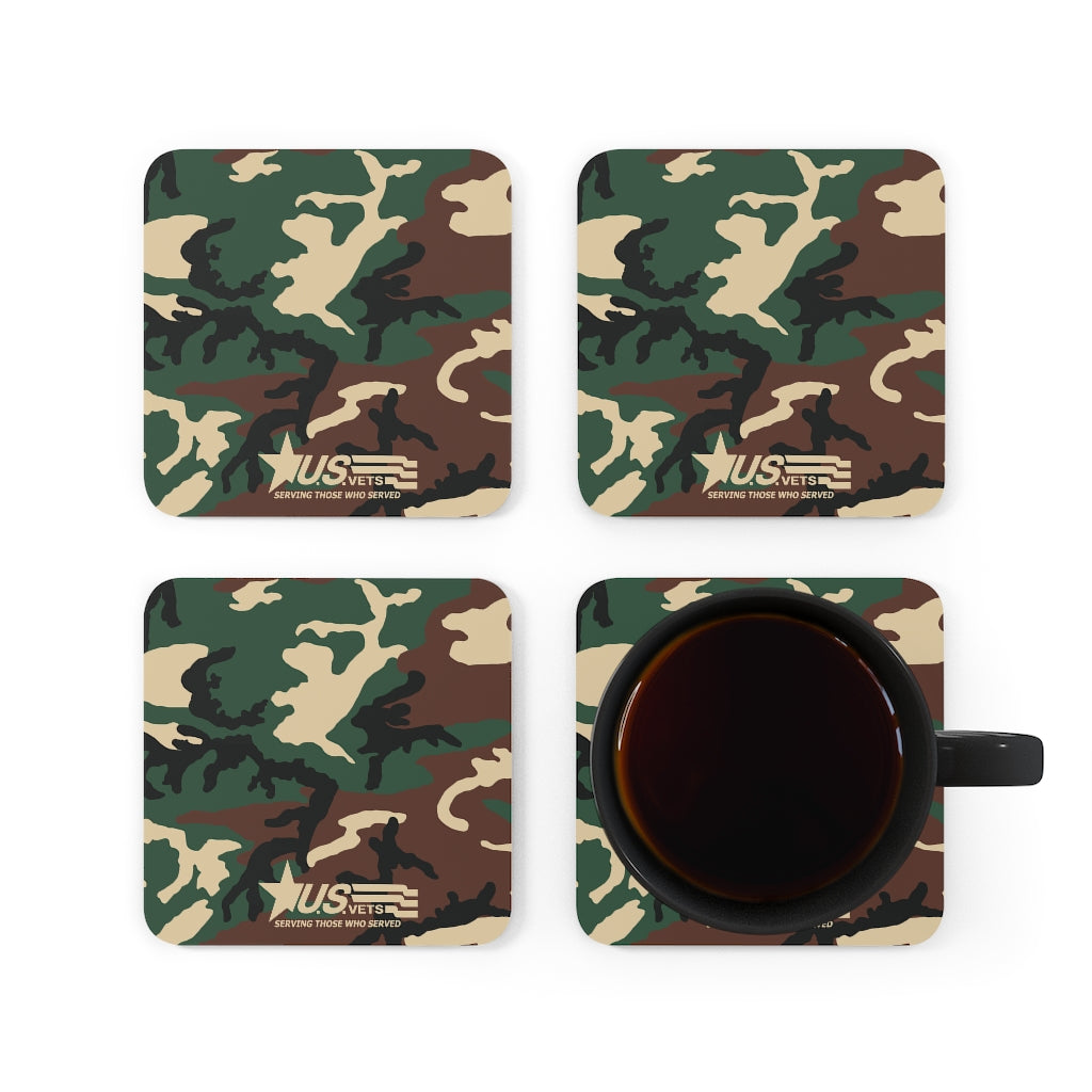 U.S.VETS Corkwood Coaster Set