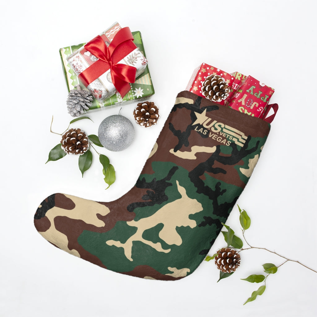 LAS VEGAS U.S.VETS Camo Christmas Stocking