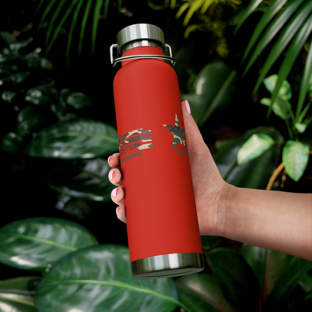 U.S.VETS ♦ Eco-Friendly Vacuum Insulated Bottle