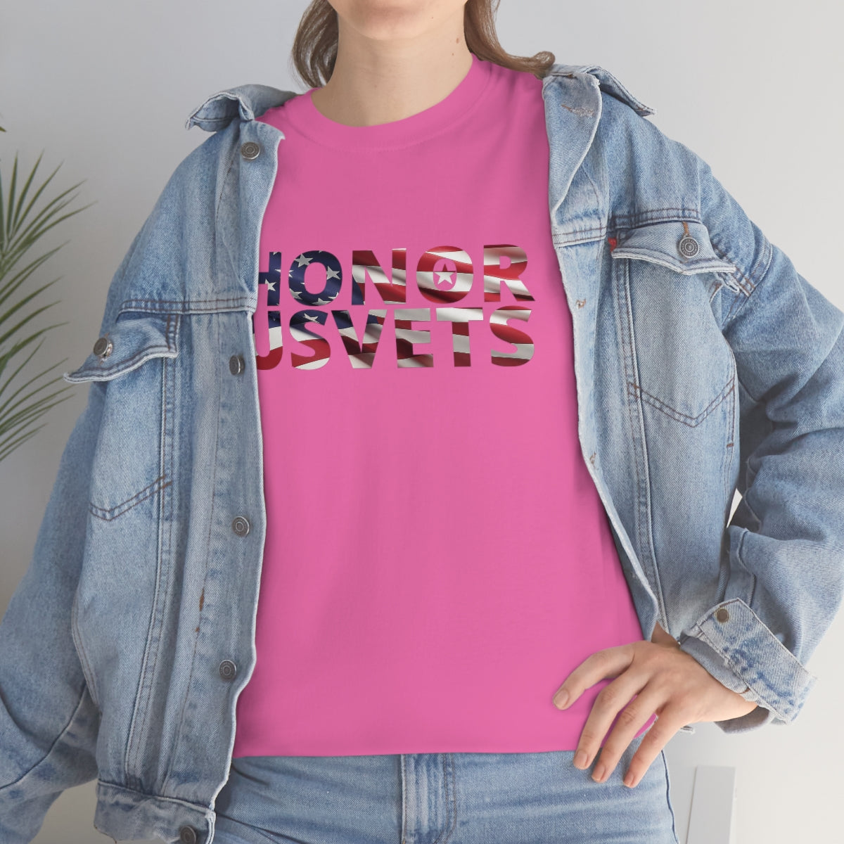HONORUSVETS Flag Heavy Cotton Tee