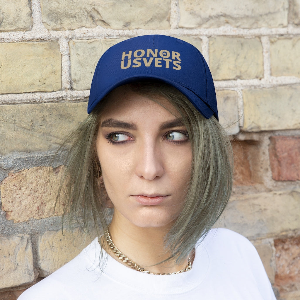 HONORUSVETS Adjustable Twill Hat