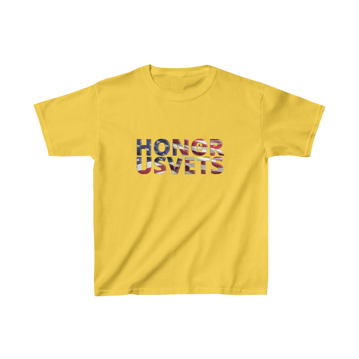 HONORUSVETS Kids Flag Heavy Cotton™ Tee