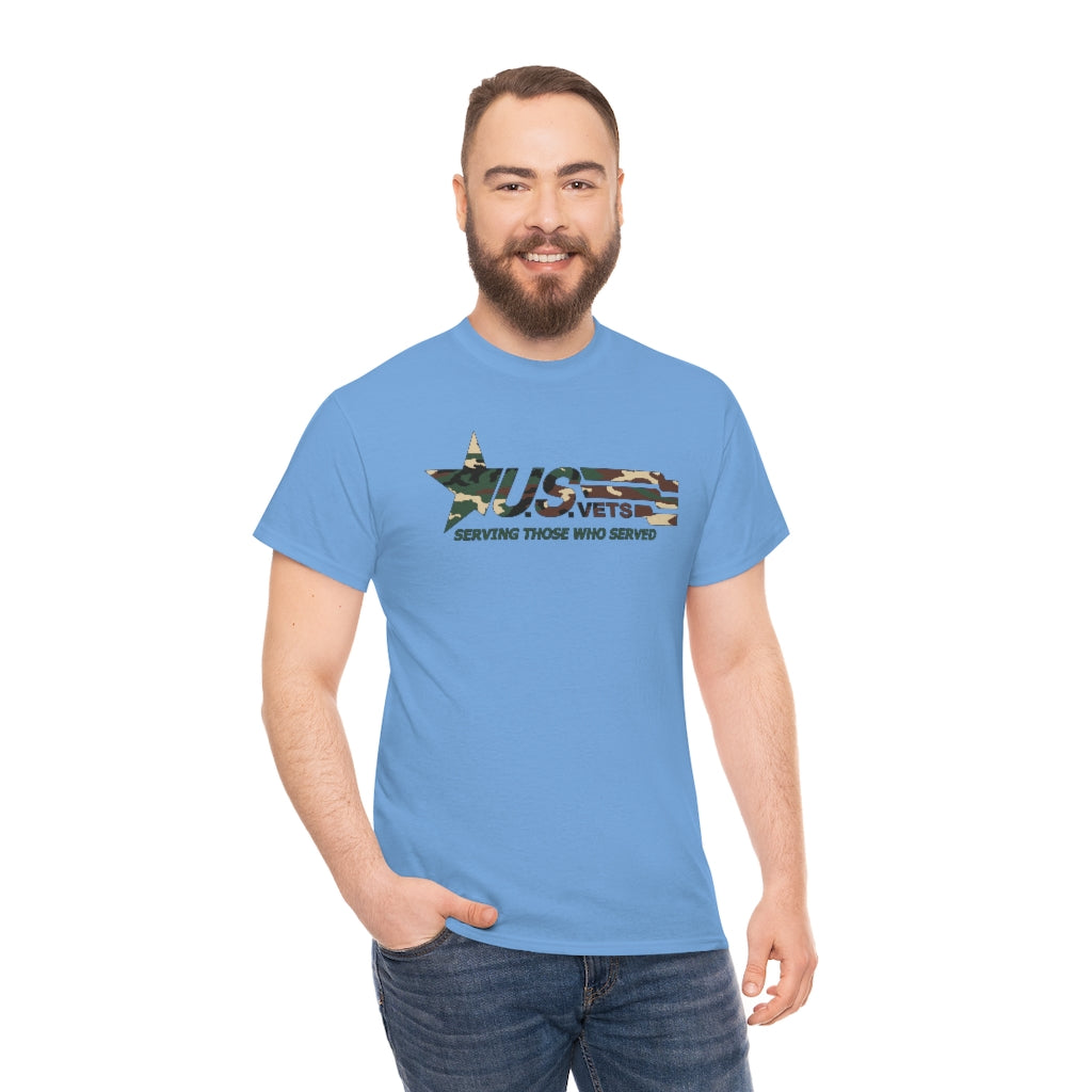 U.S.VETS Camo Heavy Cotton Tee