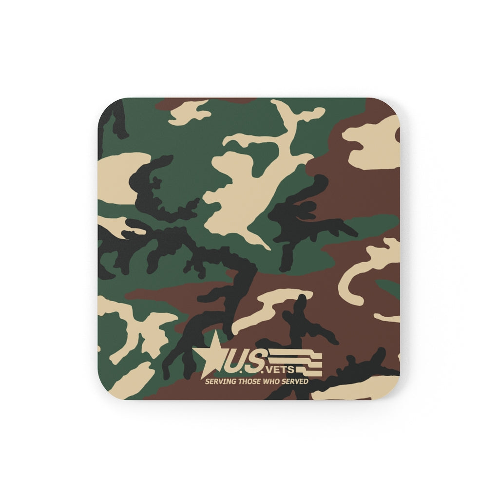 U.S.VETS Corkwood Coaster Set