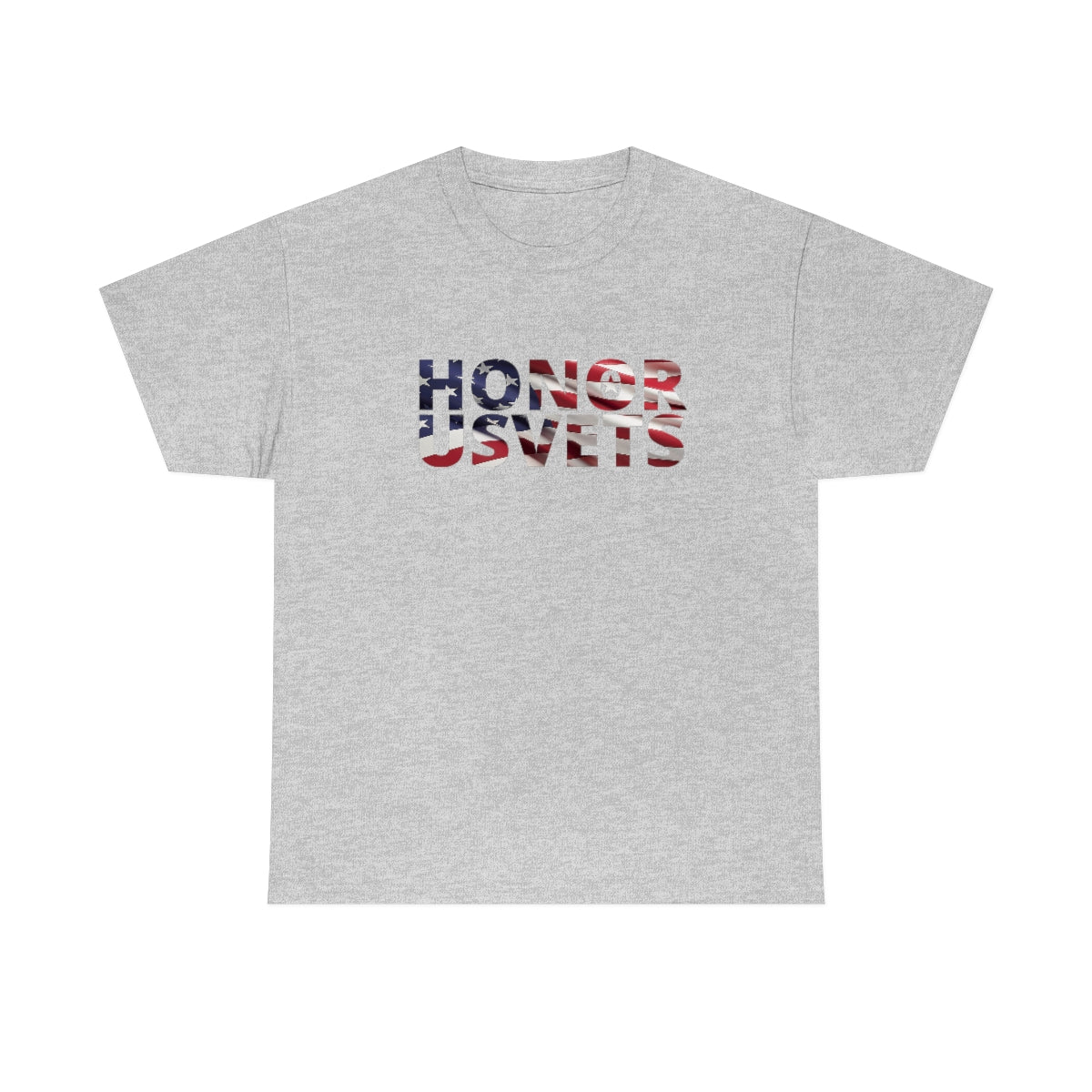 HONORUSVETS Flag Heavy Cotton Tee