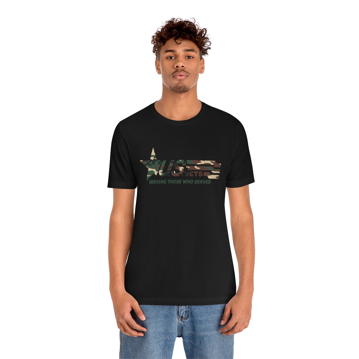 U.S.VETS Premium Camo Crew Neck Adult Tee