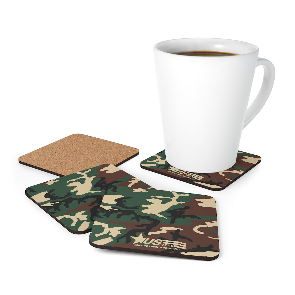 U.S.VETS Corkwood Coaster Set