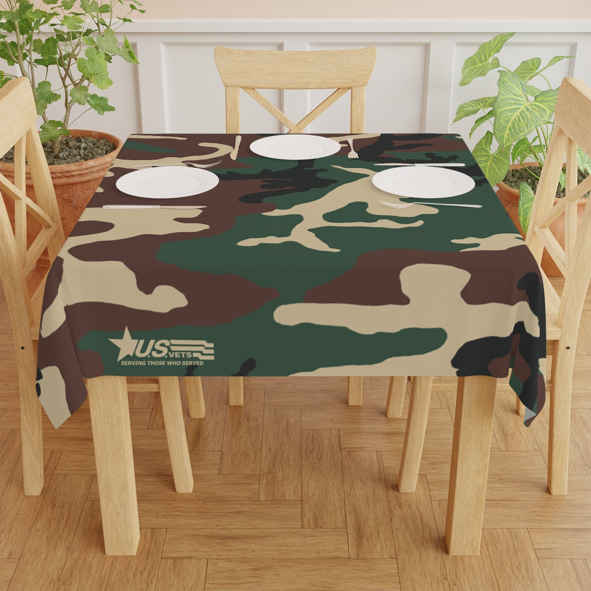 U.S.VETS Camo Table Cloth