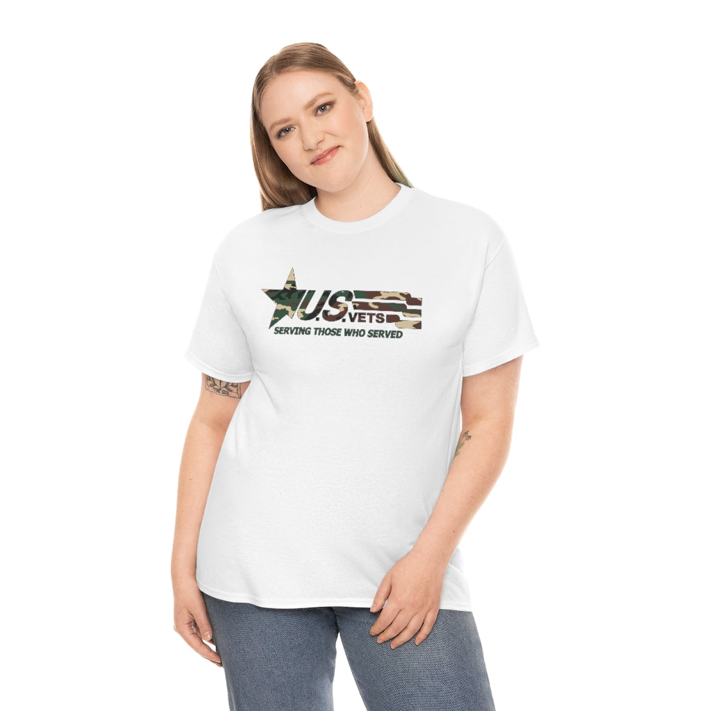 U.S.VETS Camo Heavy Cotton Tee