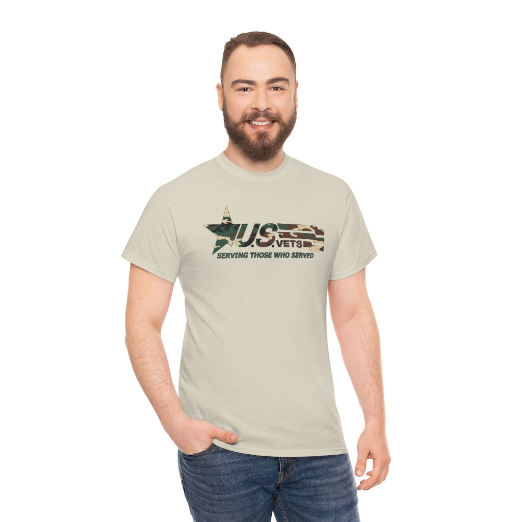 U.S.VETS Camo Heavy Cotton Tee