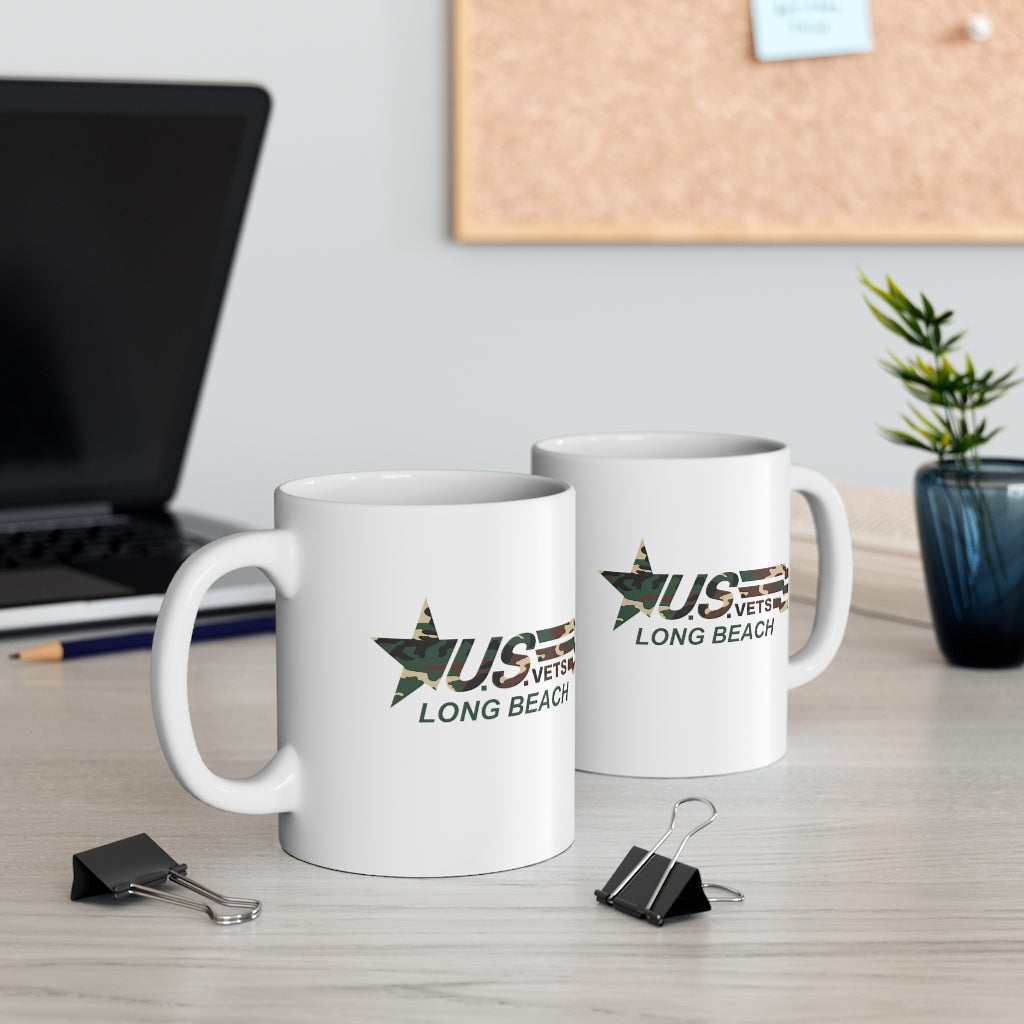 LONG BEACH Ceramic CAMO Coffee Mug