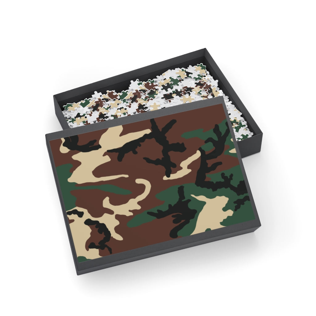 Drive 'Em Crazy Camo Jigsaw Puzzle