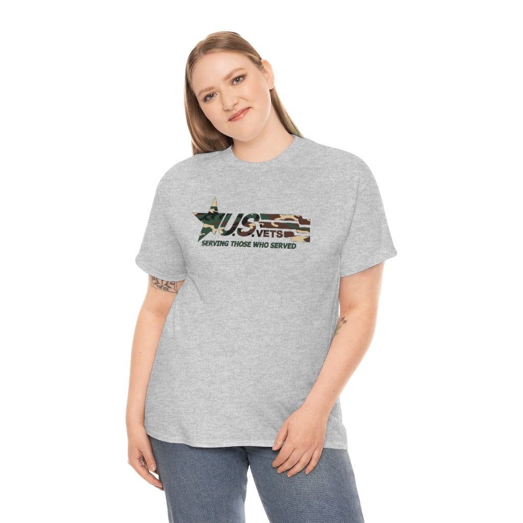 U.S.VETS Camo Heavy Cotton Tee