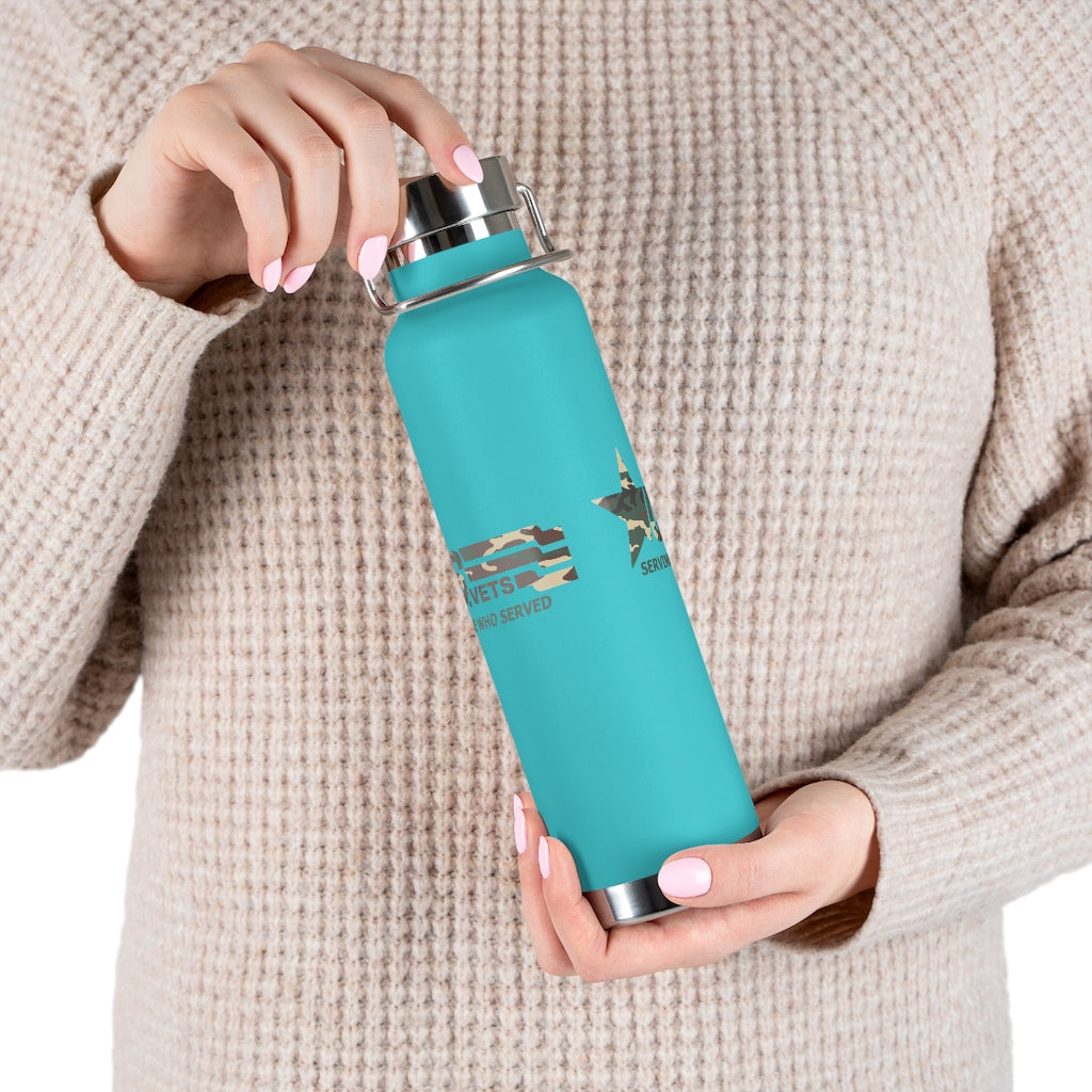 U.S.VETS ♦ Eco-Friendly Vacuum Insulated Bottle