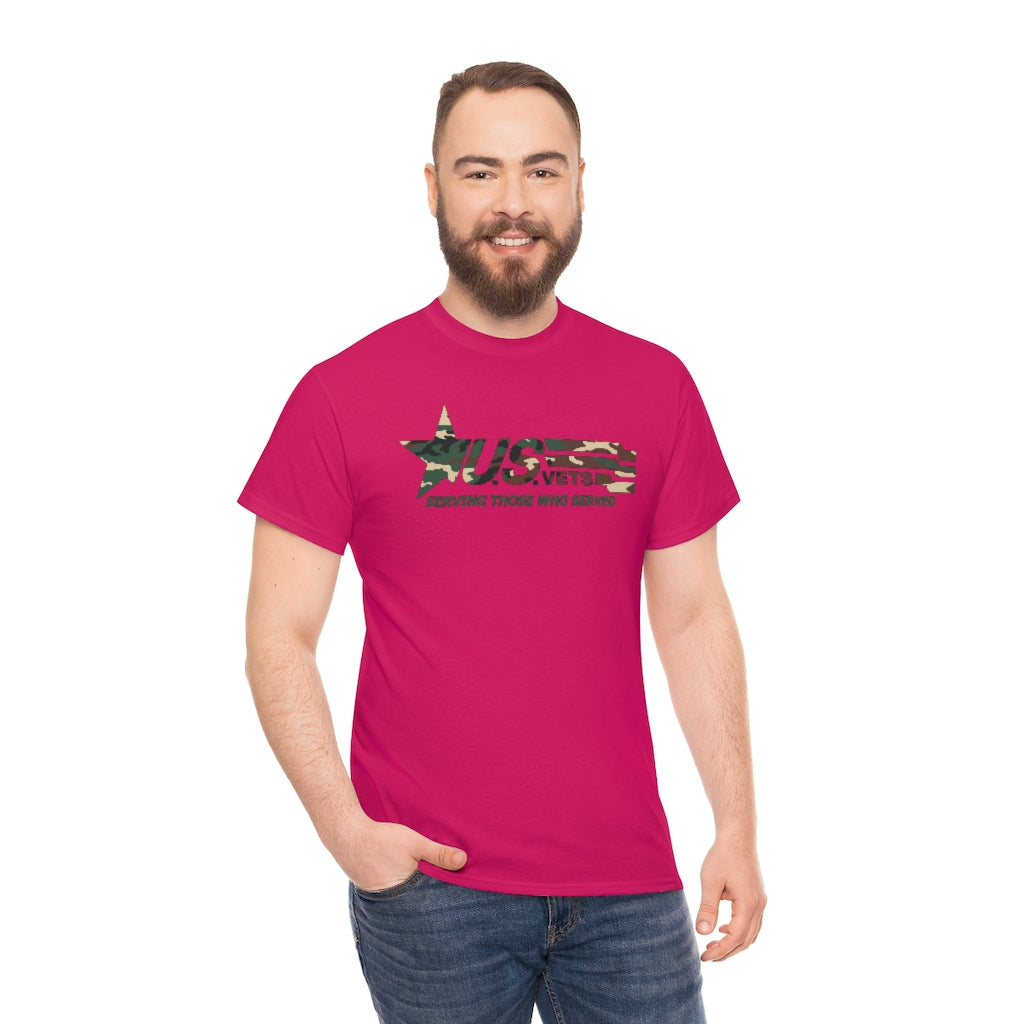 U.S.VETS Camo Heavy Cotton Tee