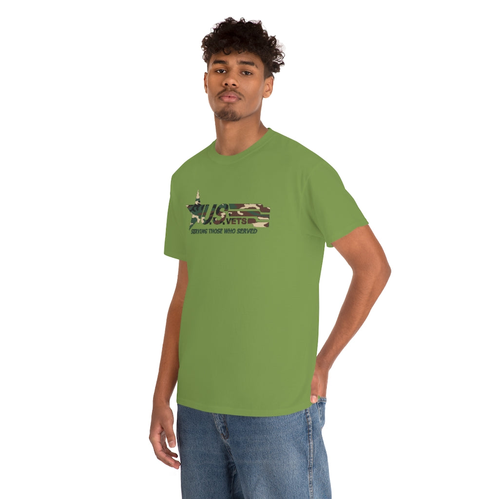 U.S.VETS Camo Heavy Cotton Tee