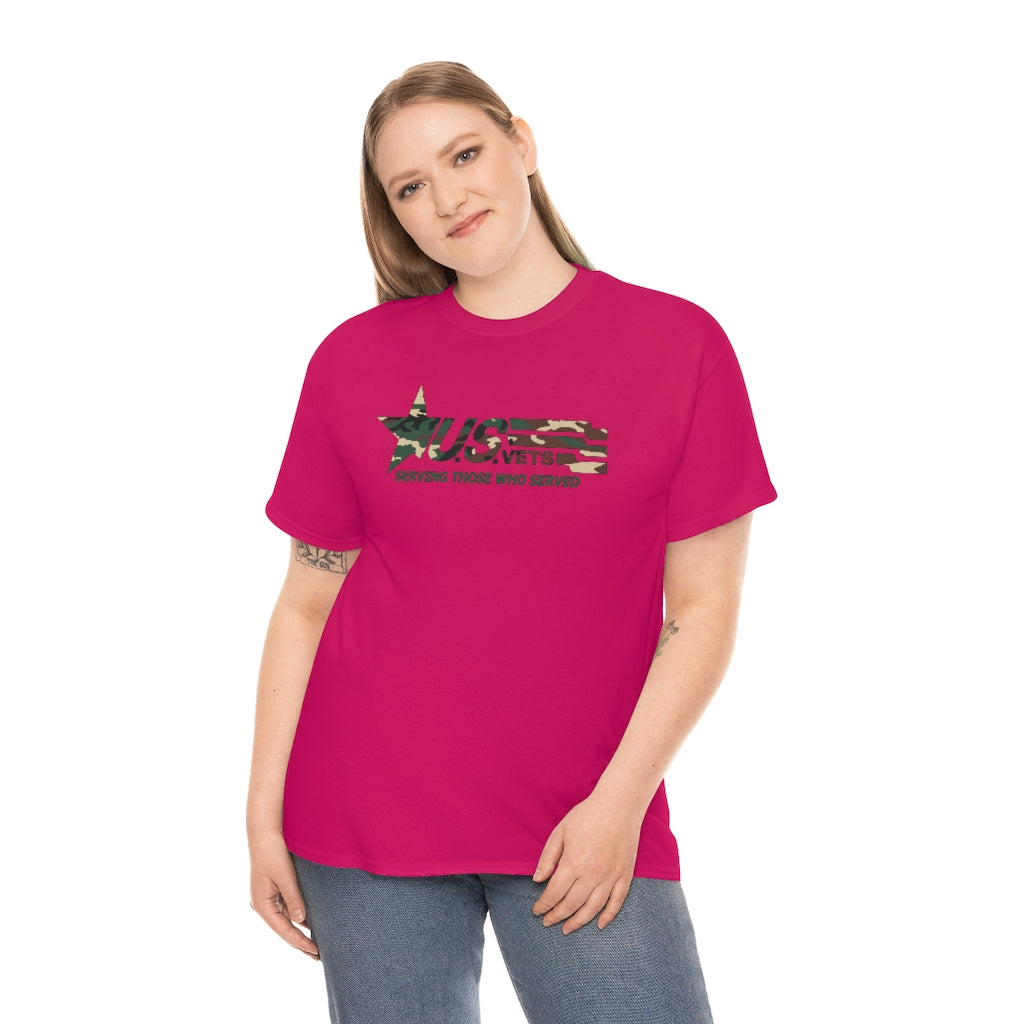 U.S.VETS Camo Heavy Cotton Tee