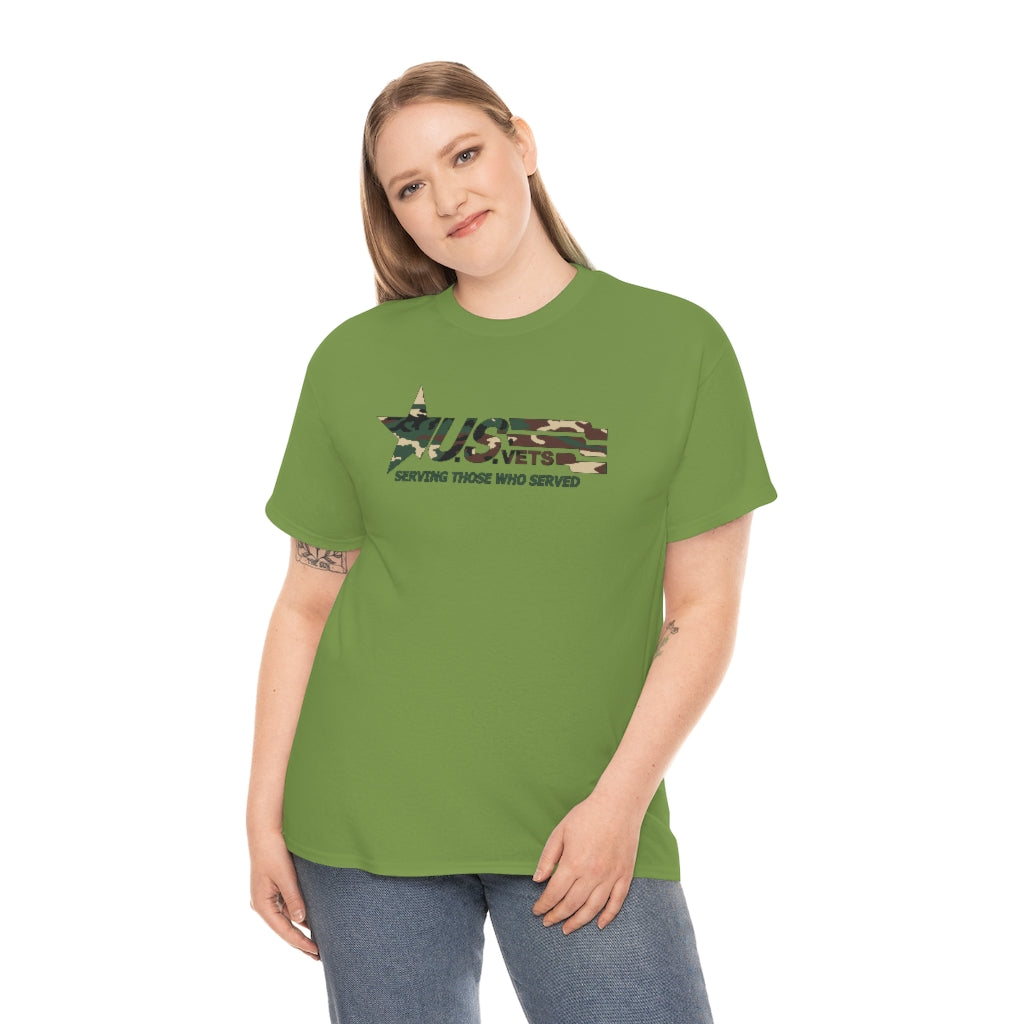 U.S.VETS Camo Heavy Cotton Tee