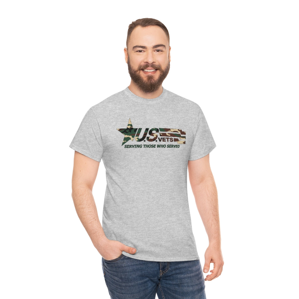 U.S.VETS Camo Heavy Cotton Tee