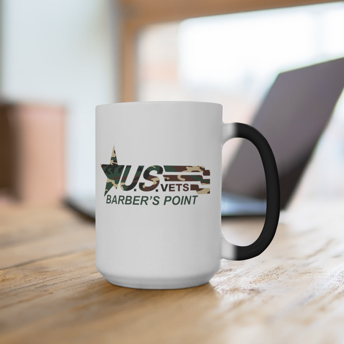 BARBER'S POINT Color Changing U.S.VETS Mug