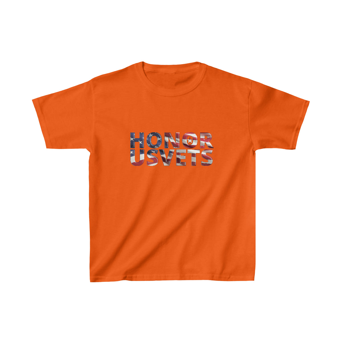 HONORUSVETS Kids Flag Heavy Cotton™ Tee