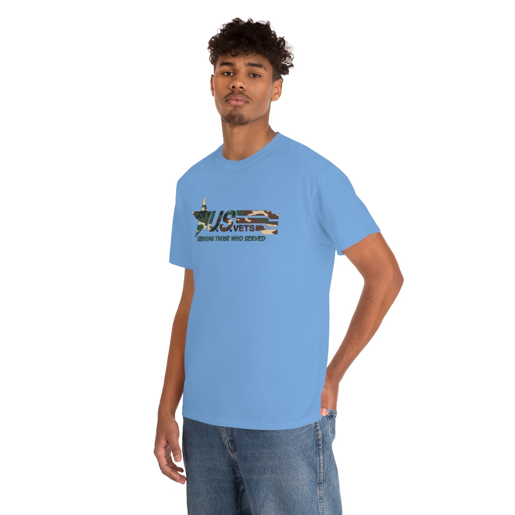 U.S.VETS Camo Heavy Cotton Tee