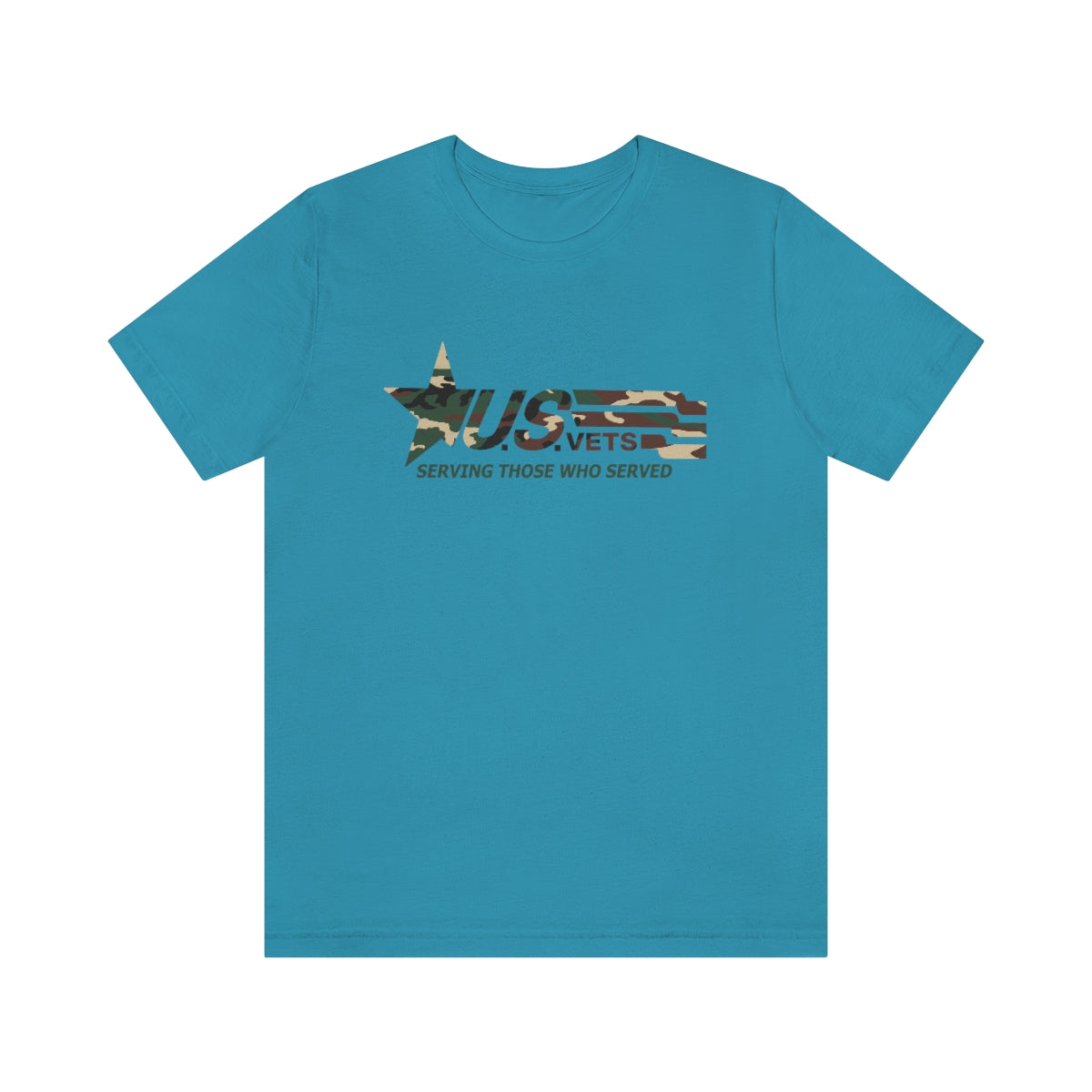 U.S.VETS Premium Camo Crew Neck Adult Tee
